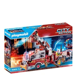 Playmobil City Action Brandweerwagen: Us Tower Ladder 70935^ Speelfiguren