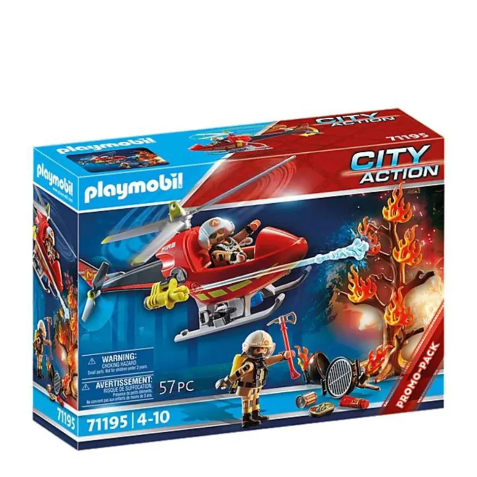 Playmobil City Action Brandbestrijding Helikopter - 71195^ Speelfiguren