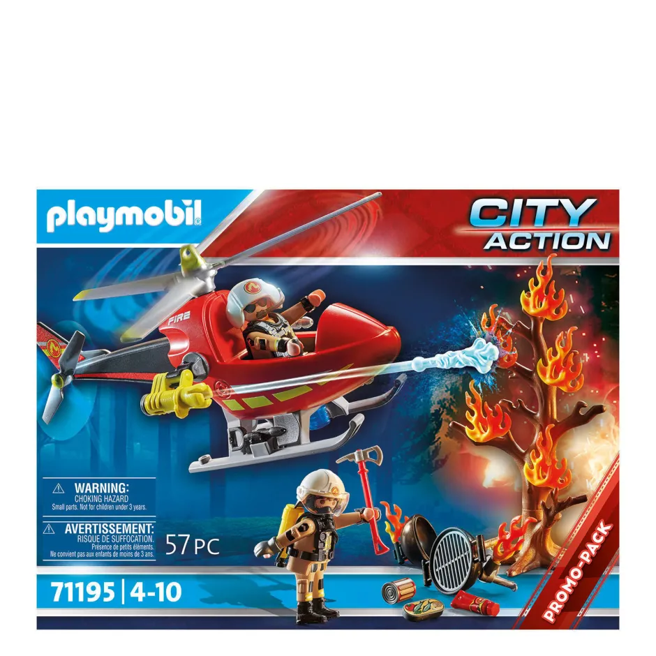 Playmobil City Action Brandbestrijding Helikopter - 71195^ Speelfiguren