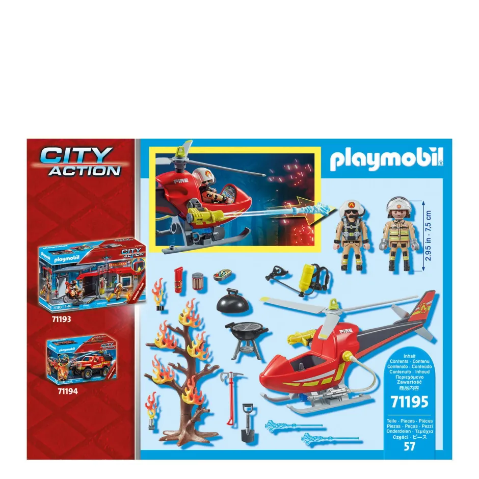 Playmobil City Action Brandbestrijding Helikopter - 71195^ Speelfiguren