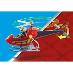 Playmobil City Action Brandbestrijding Helikopter - 71195^ Speelfiguren