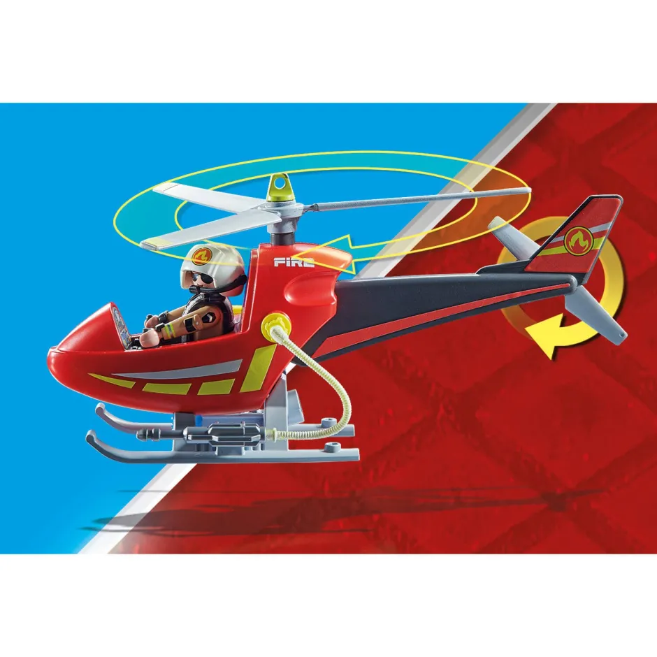 Playmobil City Action Brandbestrijding Helikopter - 71195^ Speelfiguren
