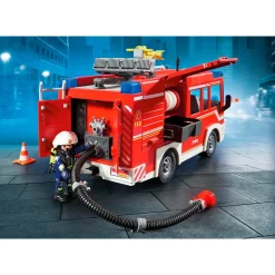 Playmobil City Action Brandweer Pompwagen^ Speelfiguren