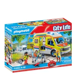 Playmobil City Life Ambulance Met Licht En Geluid - 71202^ Speelfiguren