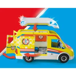 Playmobil City Life Ambulance Met Licht En Geluid - 71202^ Speelfiguren