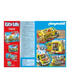 Playmobil City Life Ambulance Met Licht En Geluid - 71202^ Speelfiguren