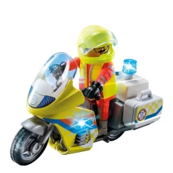 Playmobil City Life Noodmotorfiets Met Zwaailicht - 71205^ Speelfiguren