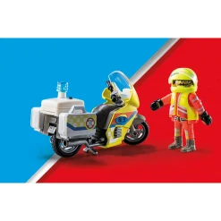 Playmobil City Life Noodmotorfiets Met Zwaailicht - 71205^ Speelfiguren