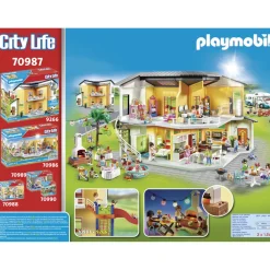 Playmobil City Life Zwembadfeest Met Glijbaan 70987^ Speelfiguren