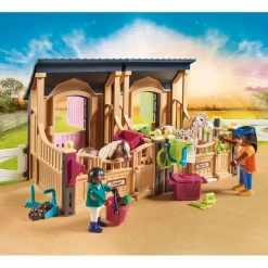 Playmobil Country Rijlessen Met Paardenboxen 70995^ Speelfiguren