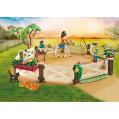 Playmobil Country Rijlessen Met Paardenboxen 70995^ Speelfiguren