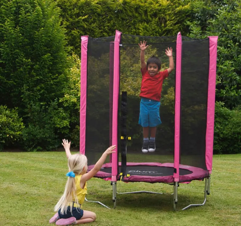 Plum Junior Trampoline Met Veiligheidsnet O140 Cm^ Trampolines