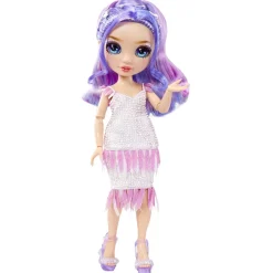 Rainbow High Fantastic Fashion Violet Willow - Paarse Pop^ Poppen