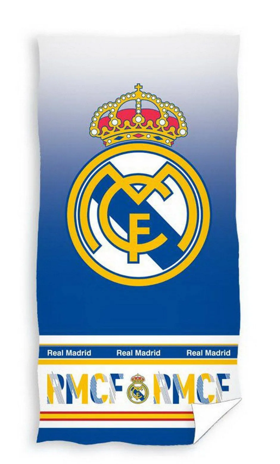 Real Madrid Kinderstrandlaken (70X140 Cm) Blauw Outlet