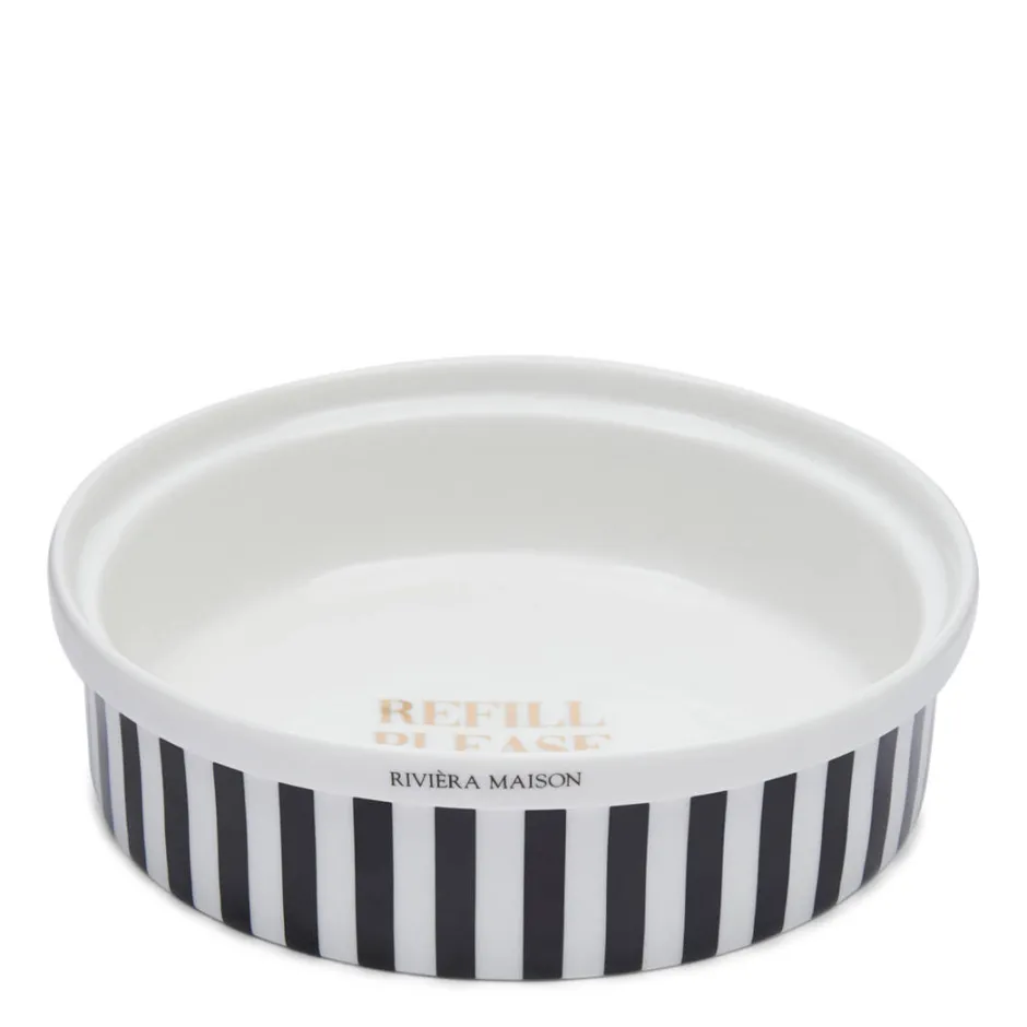 Riviera Maison Honden/Katten Drinkbak - Refill Please Cat & Dog Bowl - S (O 15.5X4,5 Cm) Best