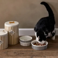 Riviera Maison Honden/Katten Drinkbak - Refill Please Cat & Dog Bowl - S (O 15.5X4,5 Cm) Best