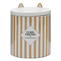 Riviera Maison Voorraadpot Furry Friends Cat Food Storage Jar (18X21,5 Cm)