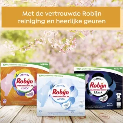 Robijn Classics Stralend Wit Wasmiddeldoekjes - 4 X 16 Wasstrips - Voordeelverpakking - 64 Wasbeurten Outlet