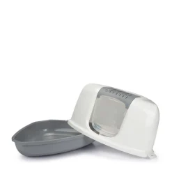 Savic Nestor Corner - Kattenbak - Grijs/Wit - 58X45X40 Cm Discount