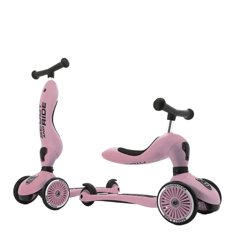 Scoot & Ride Highwaykick 1 - Roze^ Peuterspeelgoed