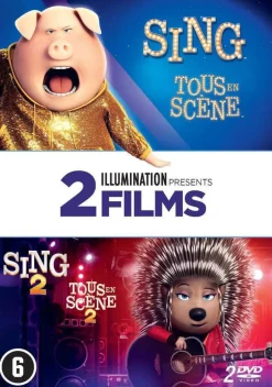 wehkamp Sing 1 + 2 (Dvd)^ Films & Series