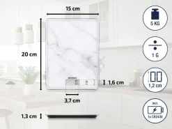 Soehnle Compact Keukenweegschaal Hot
