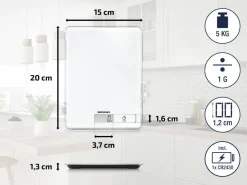 Soehnle Page Compact Keukenweegschaal