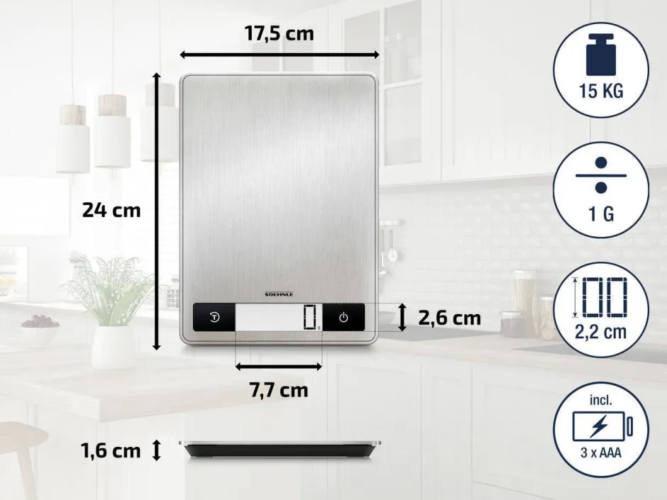 Soehnle Page Profi Keukenweegschaal Discount