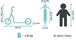 STAR SCOOTER Alu City Vouwbaar 230Mm Geveerd, Zwart^ Stepjes