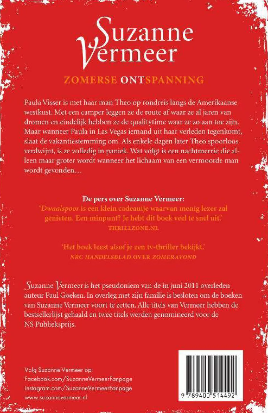 wehkamp Suzanne Vermeer Roadtrip^ Thrillers