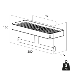Tiger Toiletrolhouder Carv Online