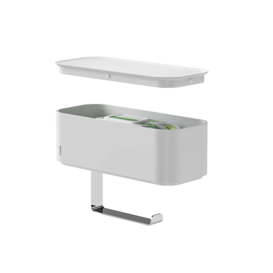 Tiger Toiletrolhouder Met Opbergbakje 2-Store Clearance