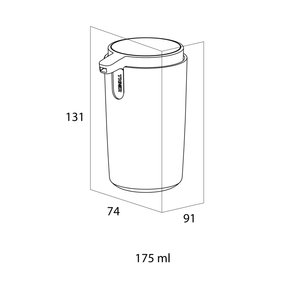 Tiger Zeepdispenser Carv (7.4X13.1 Cm) Best