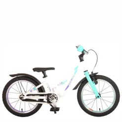 Volare Glamour Kinderfiets 16 Inch Parelmoer/ Mintgroen^ Kinderfietsen