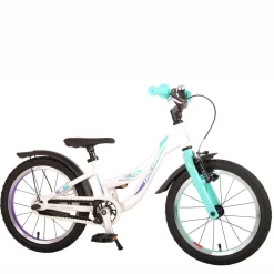 Volare Glamour Kinderfiets 16 Inch Parelmoer/ Mintgroen^ Kinderfietsen