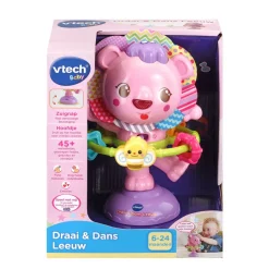 VTech Baby Dans & Draai Leeuw Roze^ Peuterspeelgoed
