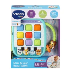 VTech Baby Dierenvriendjes Druk & Leer Baby Tablet^ Peuterspeelgoed