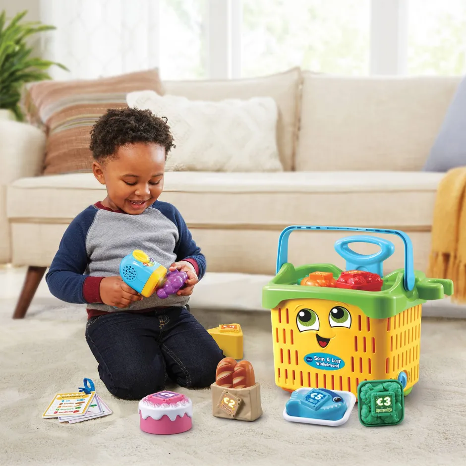 VTech Scan En Leer Winkelmand^ Peuterspeelgoed