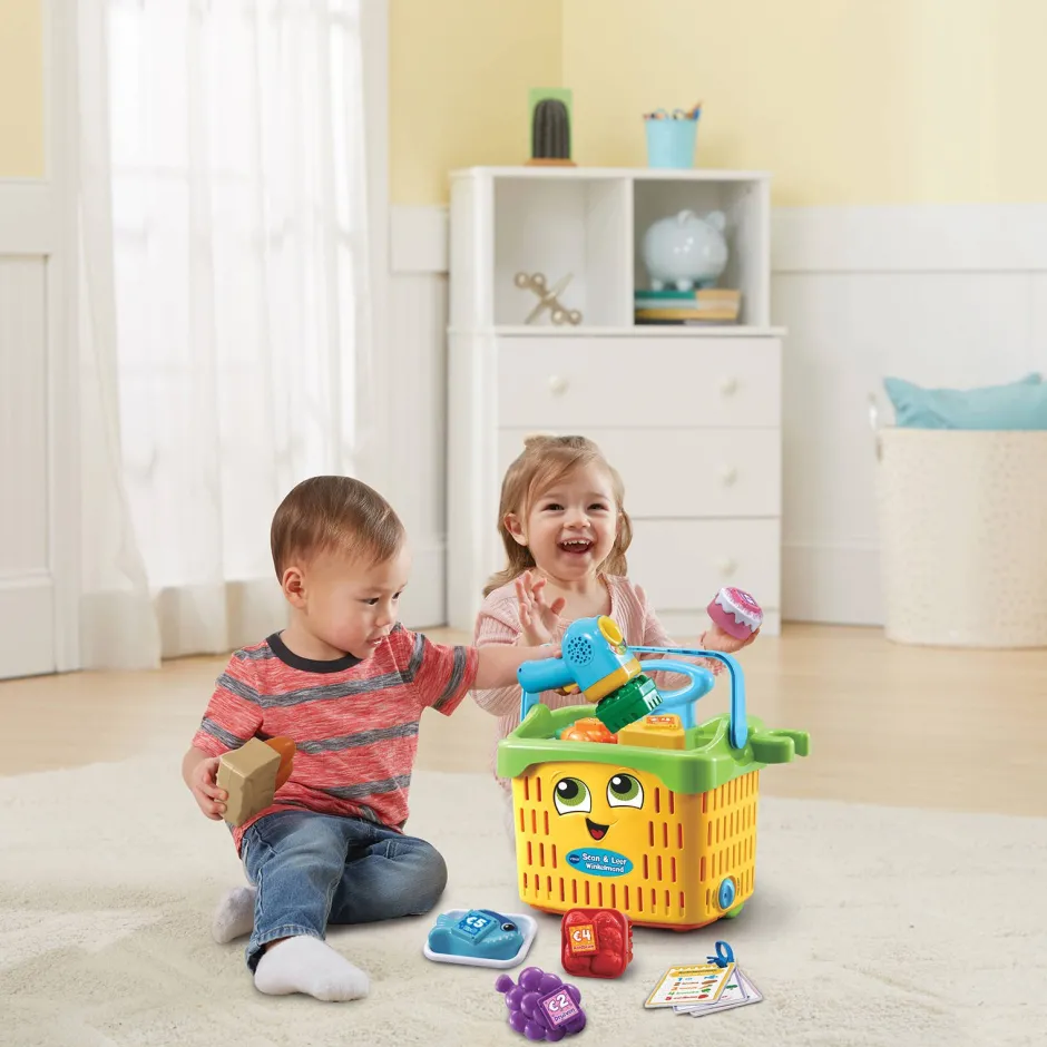 VTech Scan En Leer Winkelmand^ Peuterspeelgoed