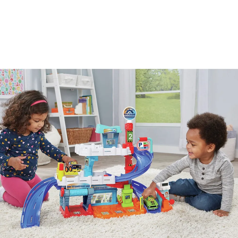 VTech Toet Toet Auto'S Garage Met Takelwagen^ Speelgoedvoertuigen