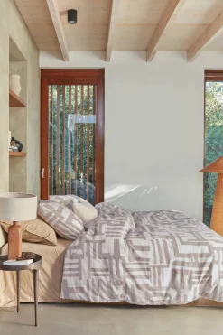 vtwonen Flanellen Dekbedovertrek 2 Persoons Mixed Stripes (200X220 Cm) Outlet