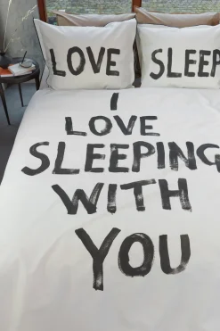 vtwonen Katoenen Dekbedovertrek Lits-Jumeaux Love Sleep (240X220 Cm) Clearance