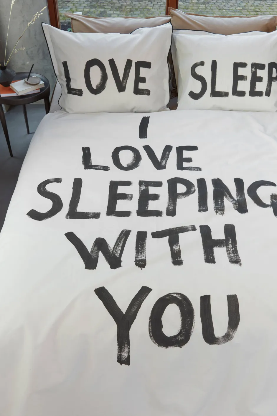 vtwonen Katoenen Dekbedovertrek Lits-Jumeaux Love Sleep (240X220 Cm) Clearance