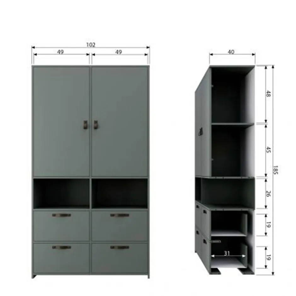 vtwonen Opbergkast Stage Hot