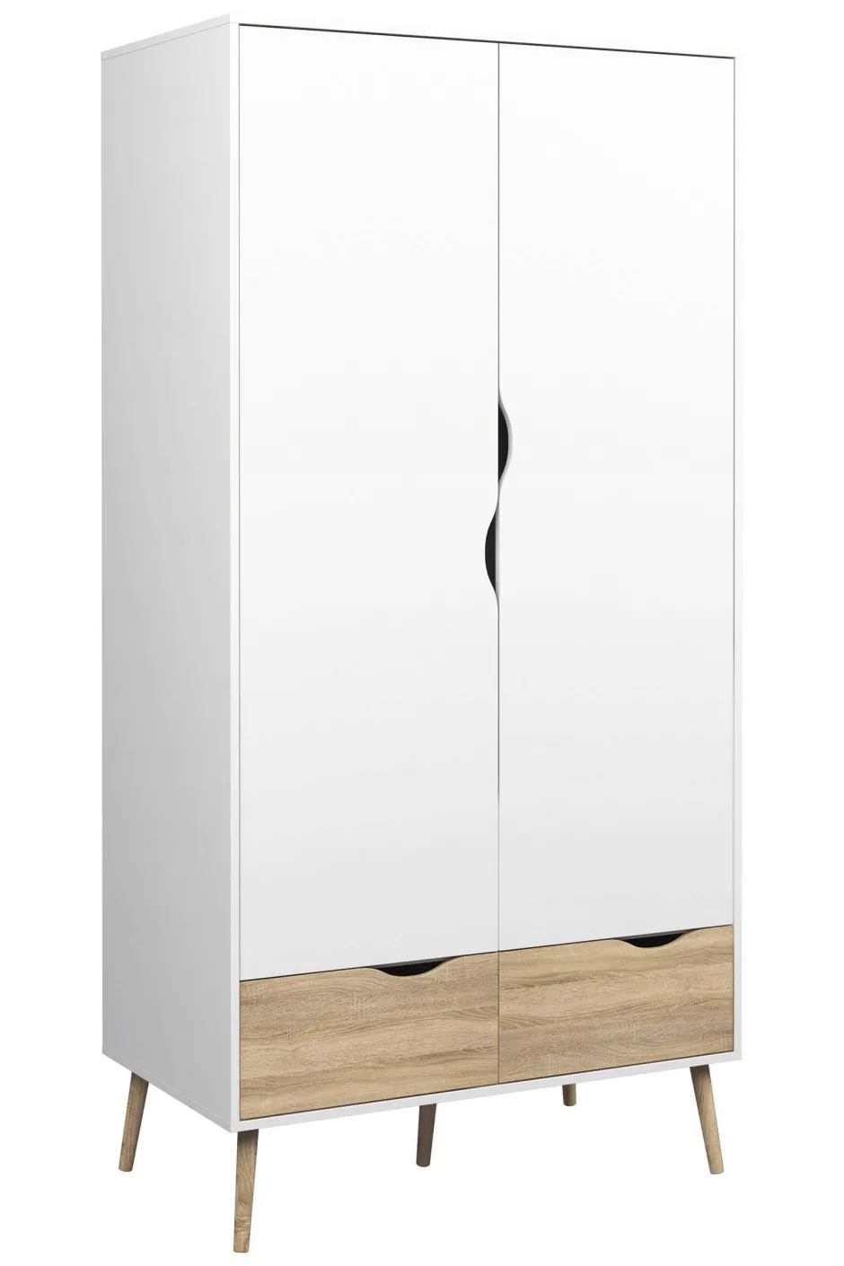 W 2 Deurs Kledingkast Oslo Sale