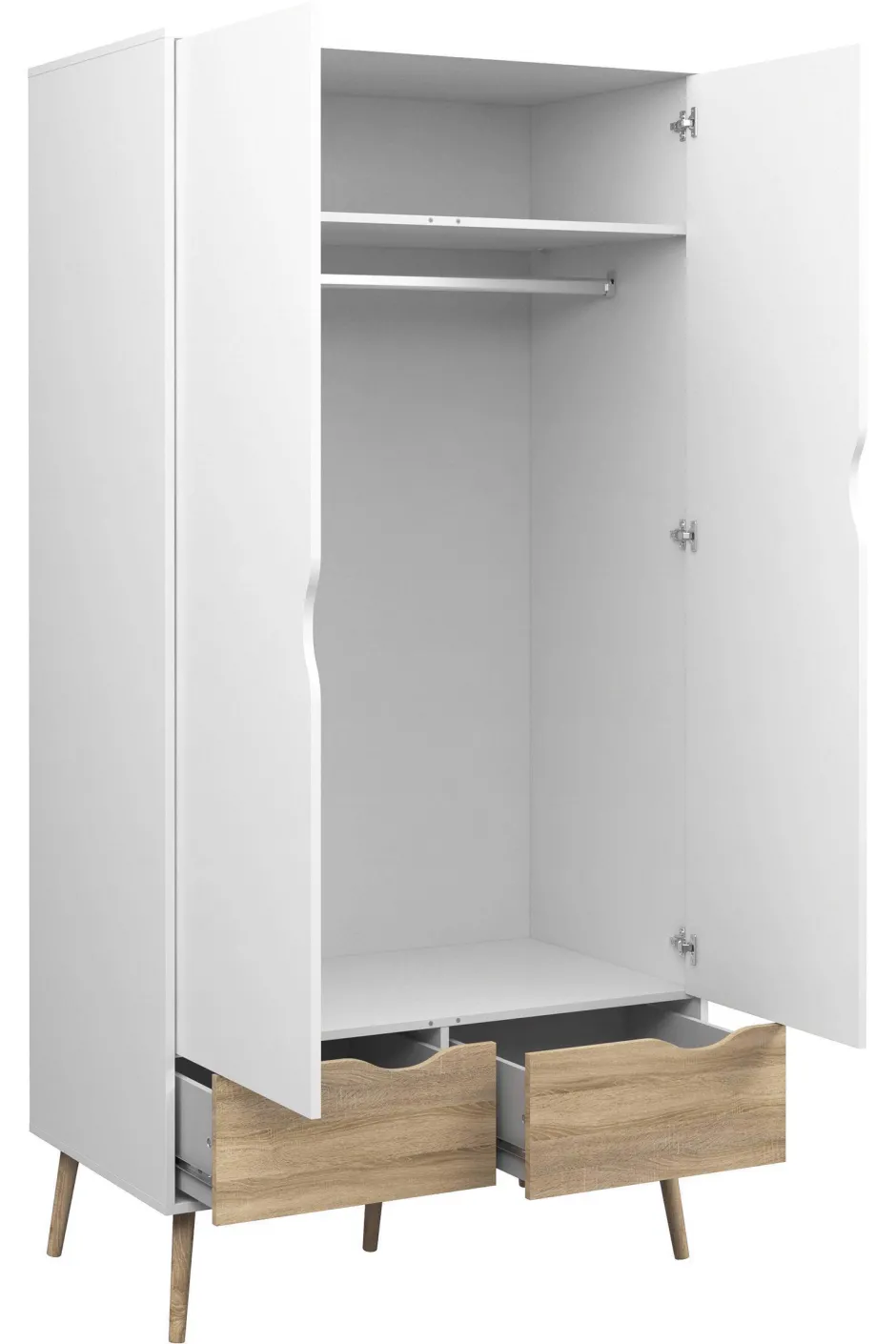 W 2 Deurs Kledingkast Oslo Sale