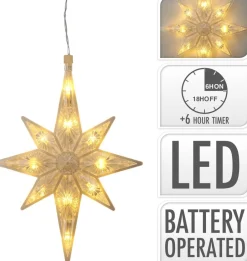 W Led Kerstster (10 Led) Sale