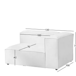 Wehkamp Home Igor Modulair Bankelement (Hoek Rechts) New
