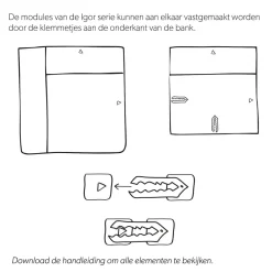 Wehkamp Home Igor Modulair Bankelement (Hoek Rechts) Hot