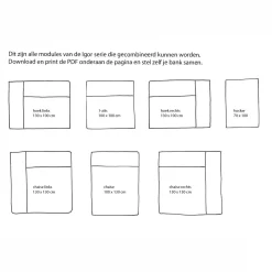 Wehkamp Home Igor Modulair Bankelement (Chaise Rechts) Online